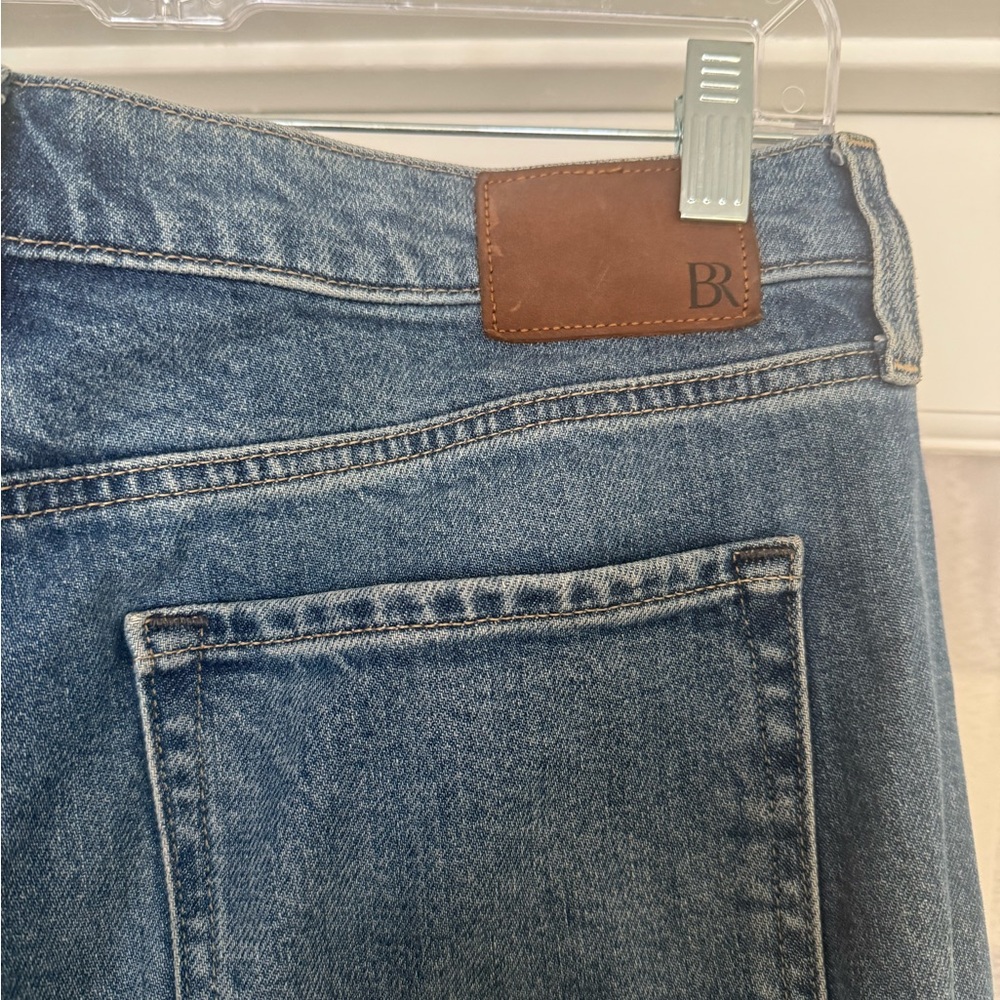 Banana Republic High Rise Straight Blue Denim Jeans - Picture 7 of 9